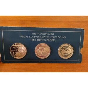 The Franklin Mint Special Commemorative Issues Of 1973 First Edition Proofs NIP